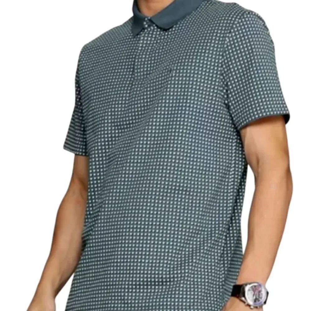 EC CALVIN KLEIN SMOOTH COTTON POLO SHIRT SZ.L